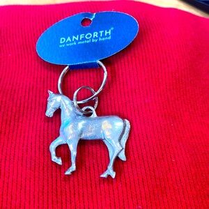 Danforth .. horse keychain🌺NWTs